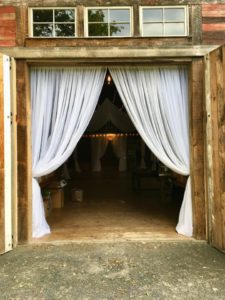 Entrance of the wedding venue