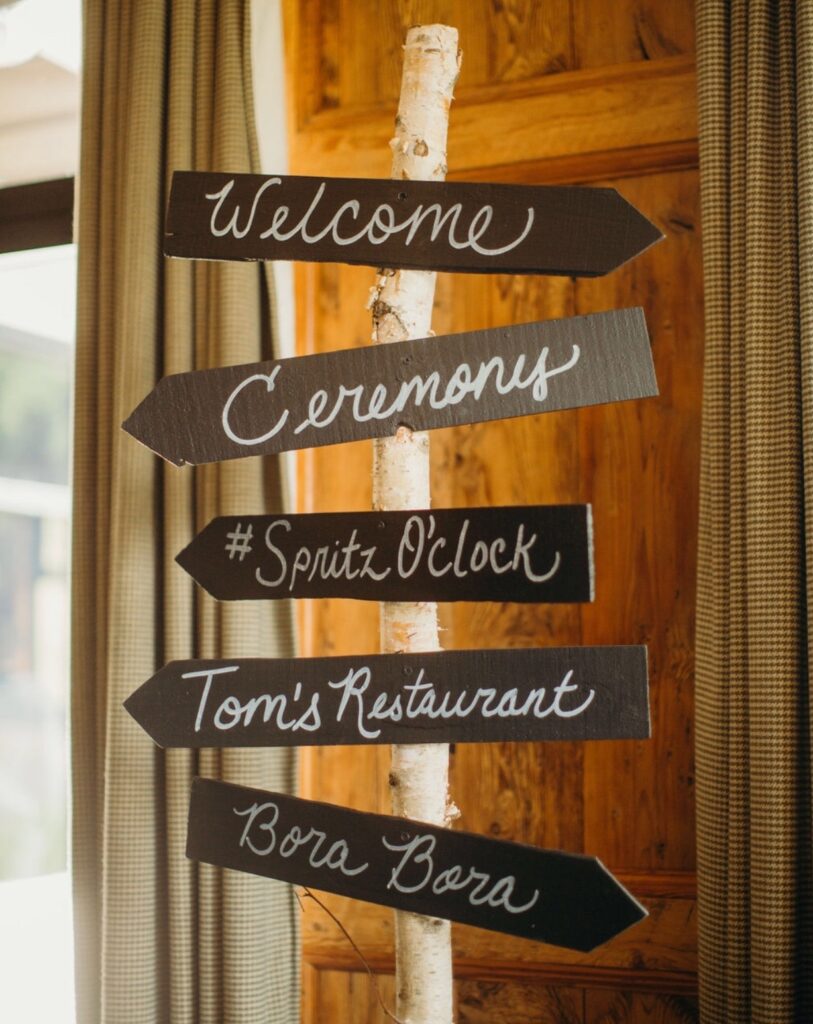 Michael & Kateri Wedding Signage